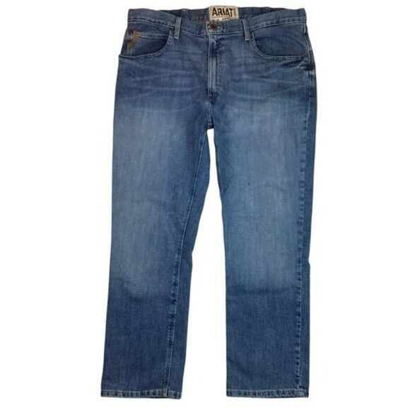 Ariat Mens M5 Slim Straight Leg Jeans Mens 40 Blue - Picture 14 of 14